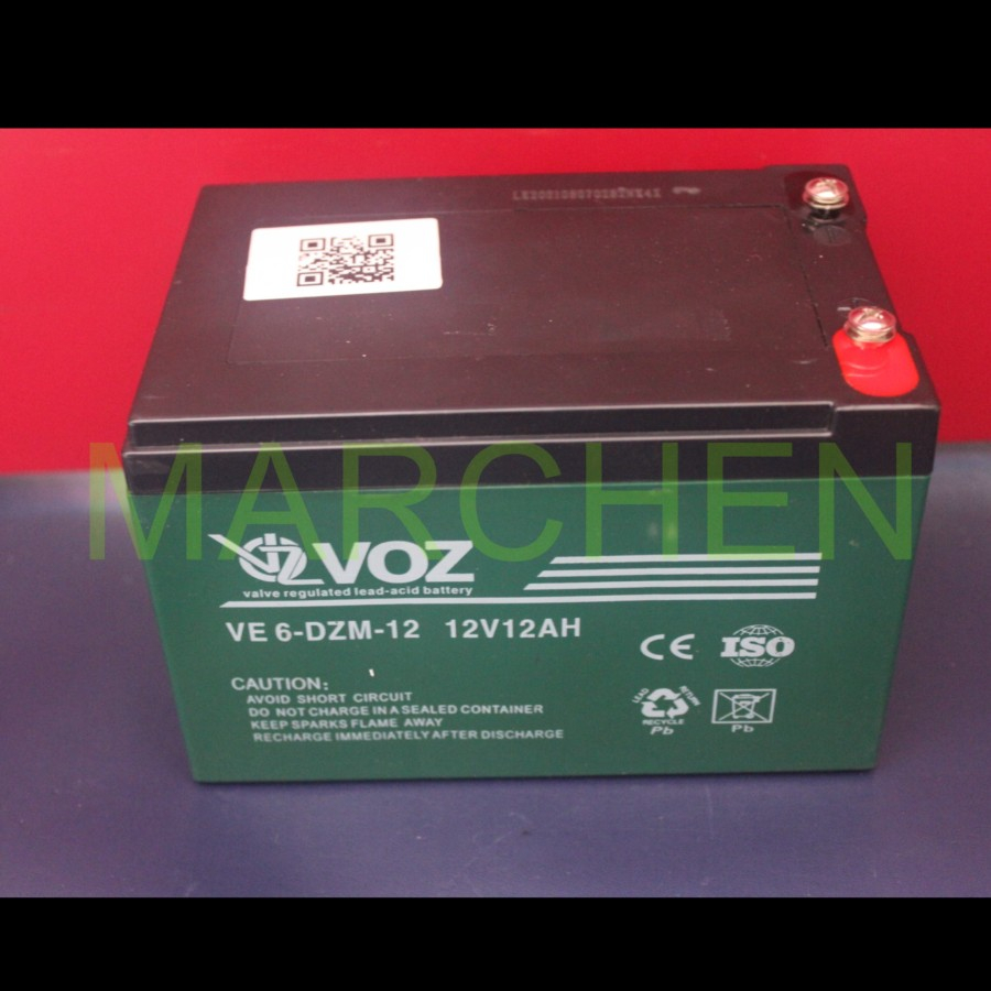 ACCU KERING ACCU BATERAI 12V 12A 12AH VOZ