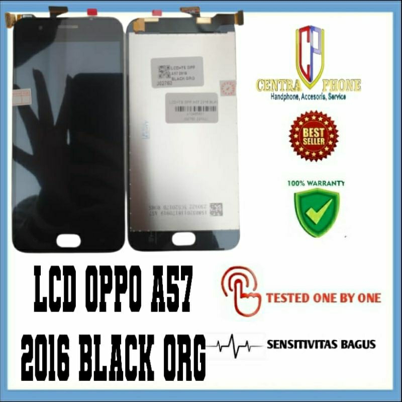 LCD OPPO A57 2016 BLACK ORG-LCD OPPO A57 2016 WHITE ORG