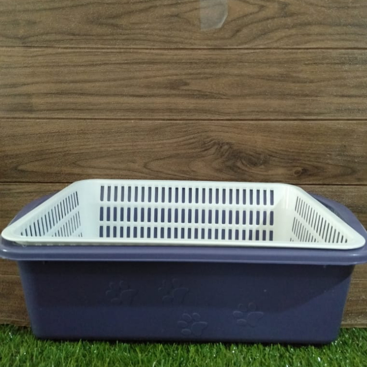 LITTER BOX BAK PASIR KUCING SARINGAN