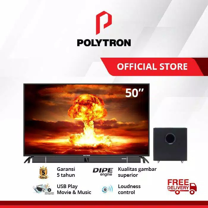 LED TV POLYTRON 50 INCG PLD 50BV8758 (SOUND BAR)