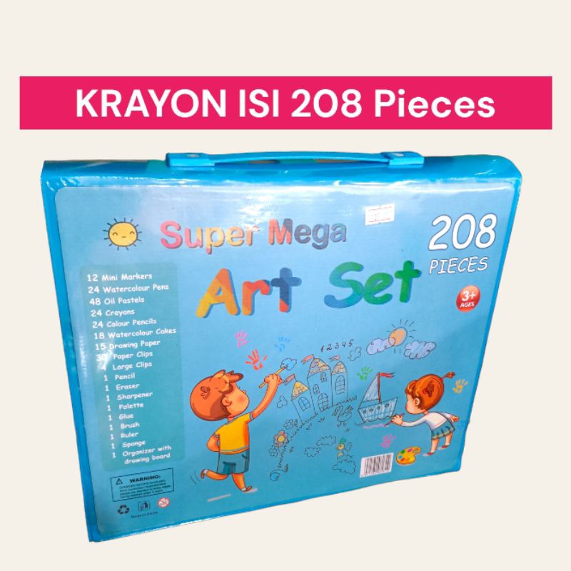 

Krayon Isi 208 Pieces