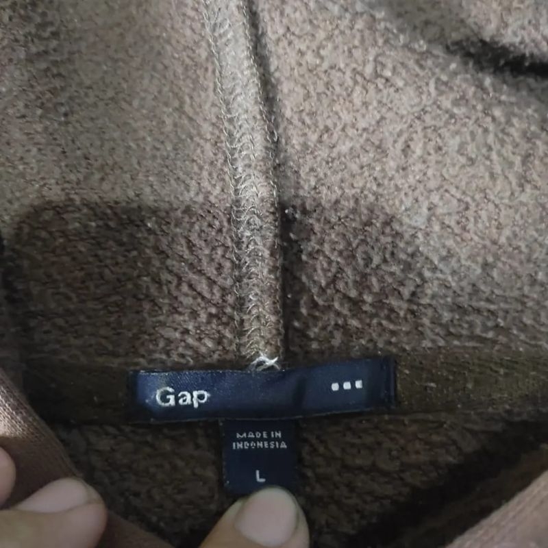 hoodie Gap coklat