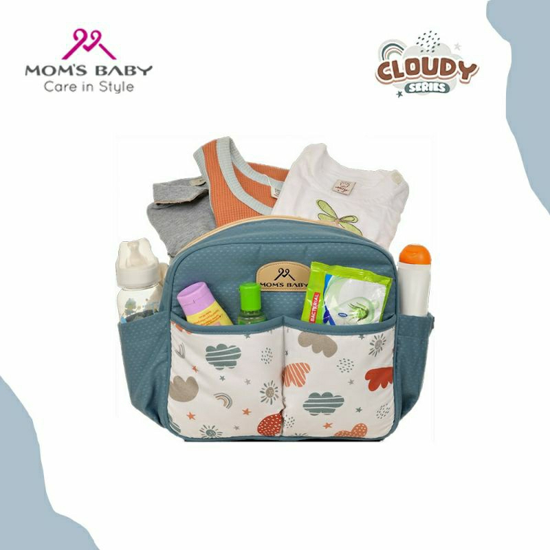 Moms Baby - Tas Bayi Kecil Cloudy Series