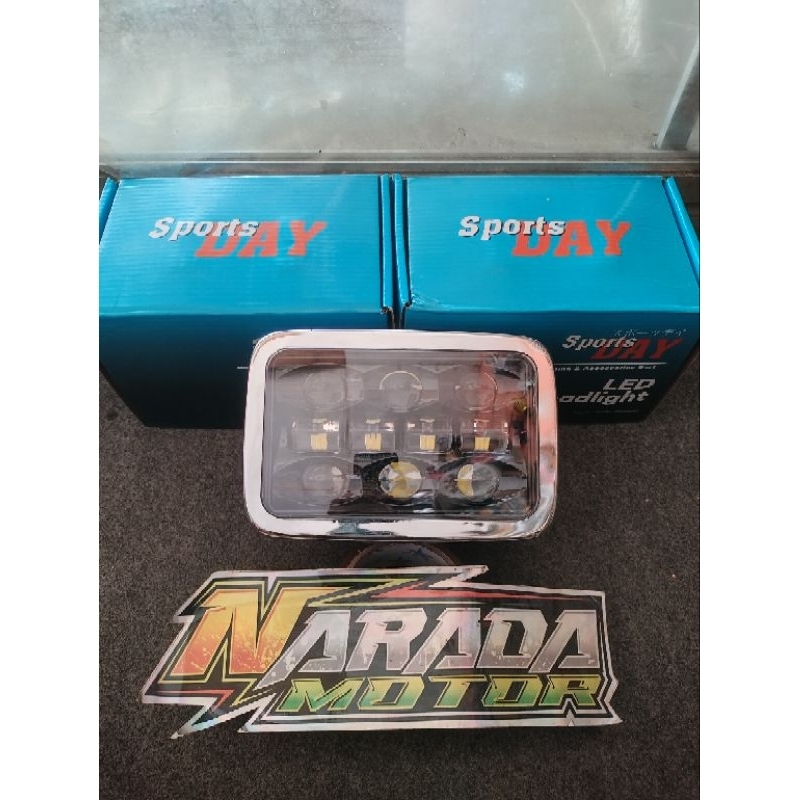 lampu depan DAYMAKER KOTAK + BATOK PNP gl 100 gl max gl pro Honda win rx king Daymaker Kotak 10 Mata