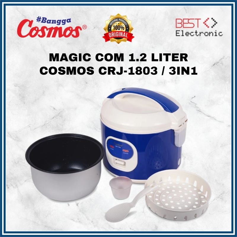 Rice Cooker Cosmos CRJ-1803 Magic Com 1.2 Liter Cosmos 1803 CRJ1803 CRJ 1803