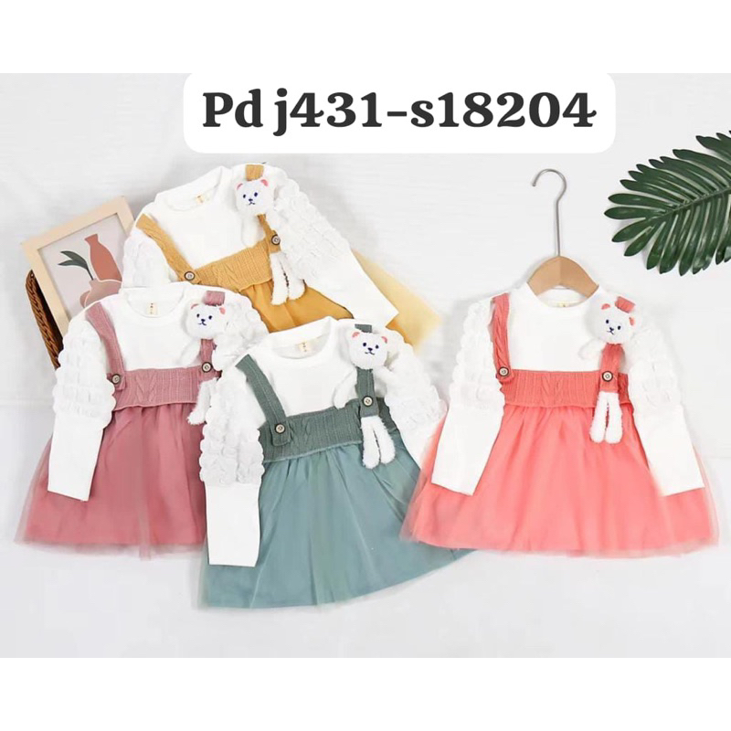 BAJU DRESS ANAK BONEKA GEMASS WAYNE KIDS