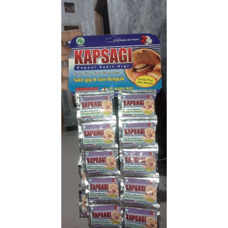 KAPSAGI OBAT SAKIT GIGI