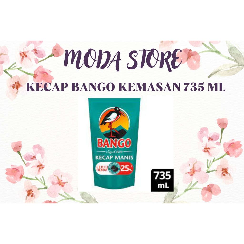 

Kecap Manis Bango 735 ML