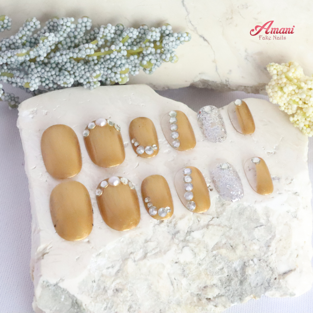 Kuku Palsu Fake Nails Kuku 3D Kuku Wedding Kuku Palsu 3D Nail Art Wedding Fake Nail Fake Nail Weddin