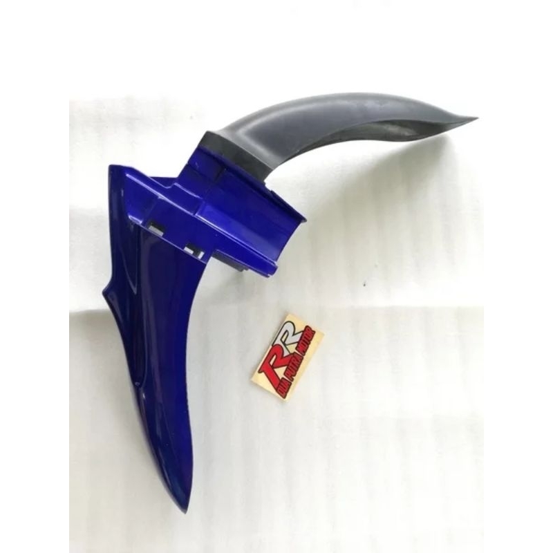 fender front spakbor spakbord slebor depan original ori yamaha 125z 125zr 125 z zr y125z 5BU blue bi