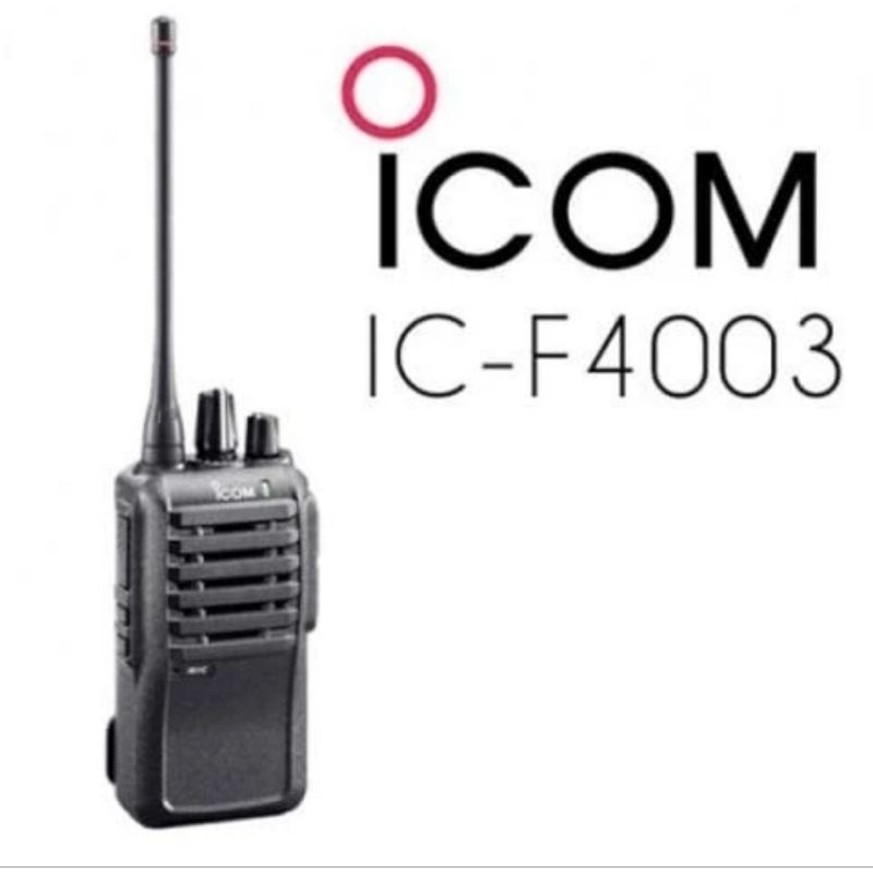 HT ICOM IC-F4003 ICOM F 4003 LOW 350-400MHZ DUSTPROOF ORI BARU ICF4003