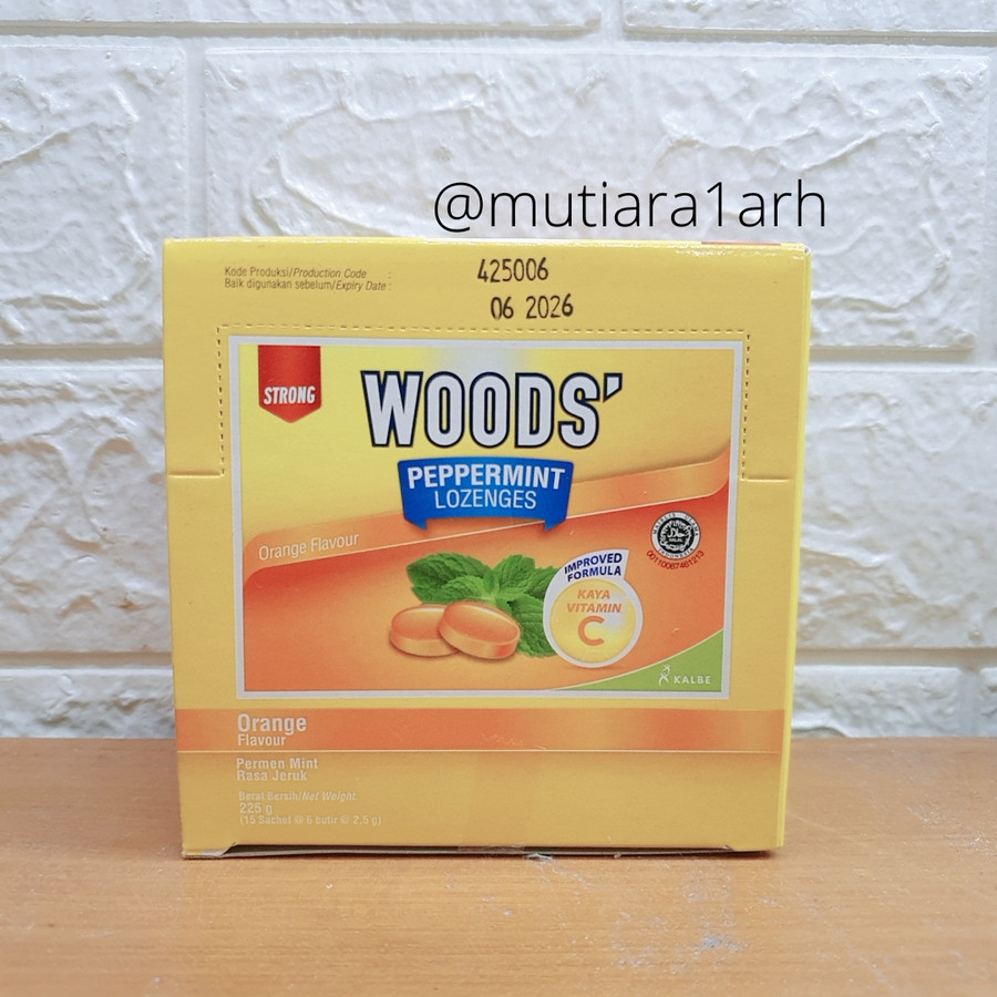 

WOODS PERMEN ORANGE VITAMIN C BOX ISI 15 SACHET