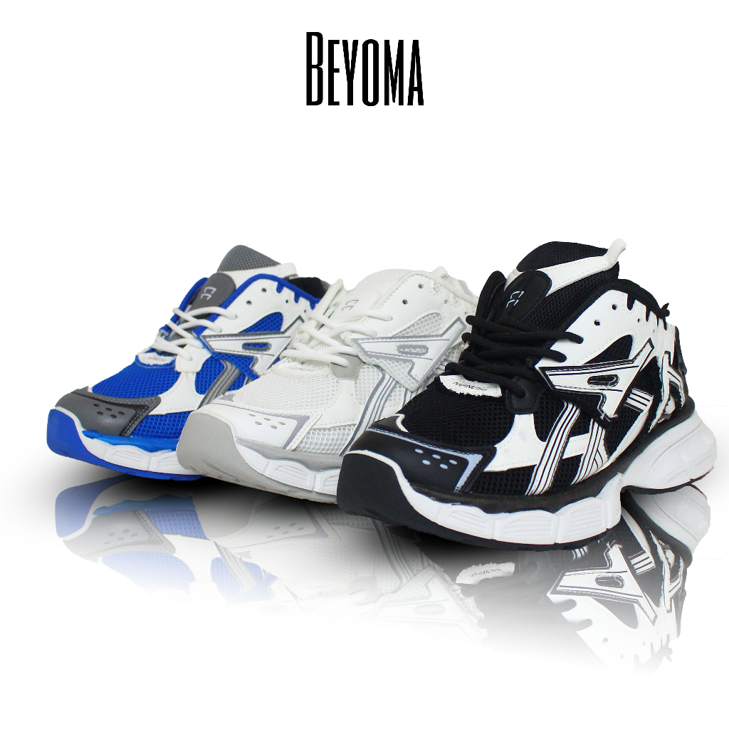 SEPATU BEYOMA SPORT SNEAKERS RUNNING PRIA WANITA COD GROSIR BYM204