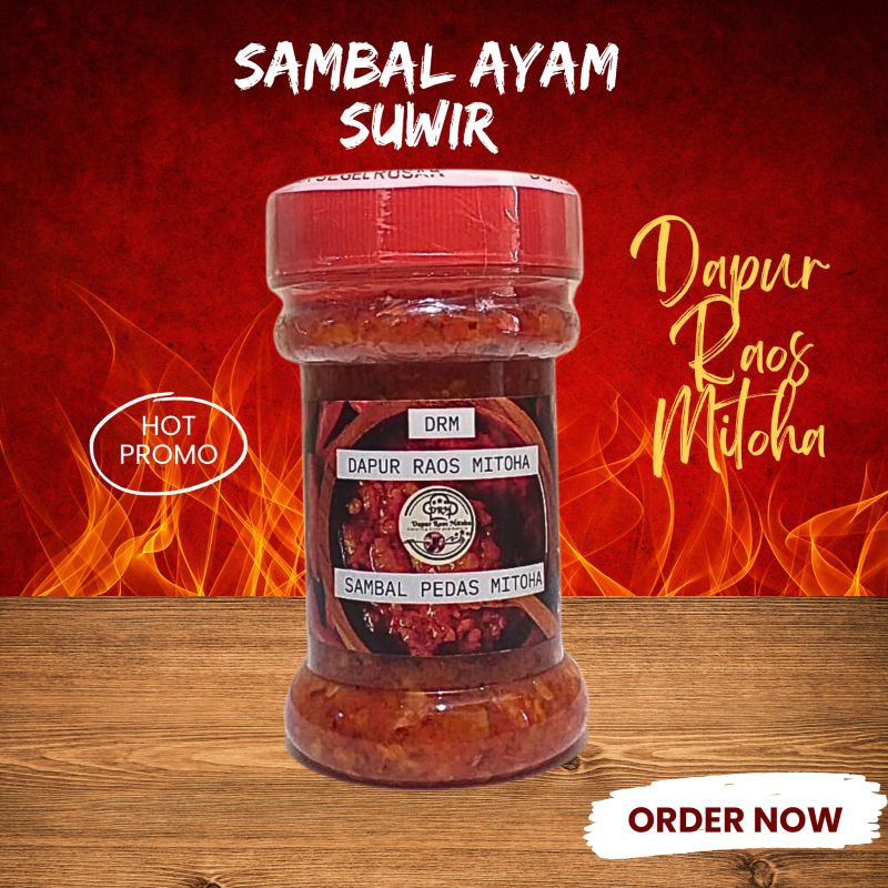 

DAPUR RAOS MITOHA Sambal Ayam suwir Best seller