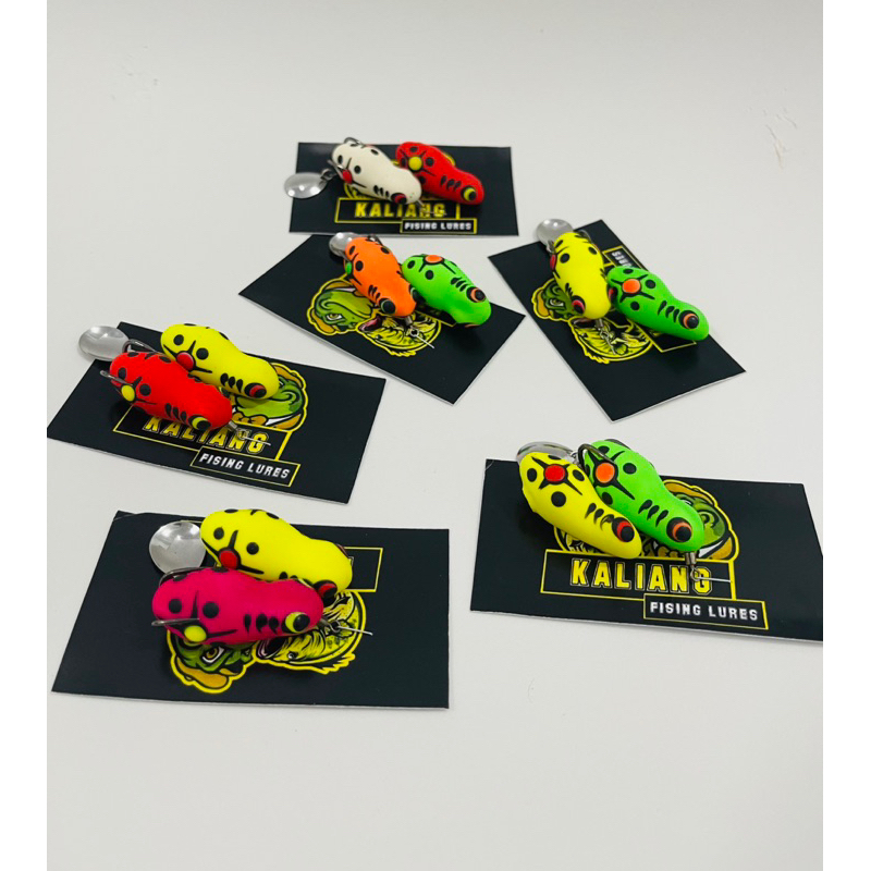 SOFT FROG 4CM 5GRAM BONUS CANGKANG KALIANG LURE HOOK TAJAM I UMPAN CASTING IKAN GABUS DAN TOMAN
