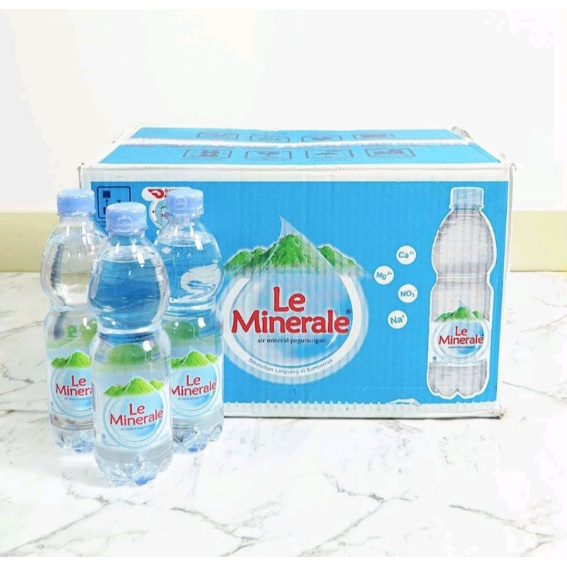 

le minerale 600ml 1 karton isi 24pcs