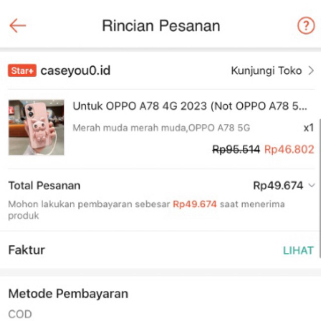 case oppo A78 5G silikon oppo case karakter case aestetik oppo