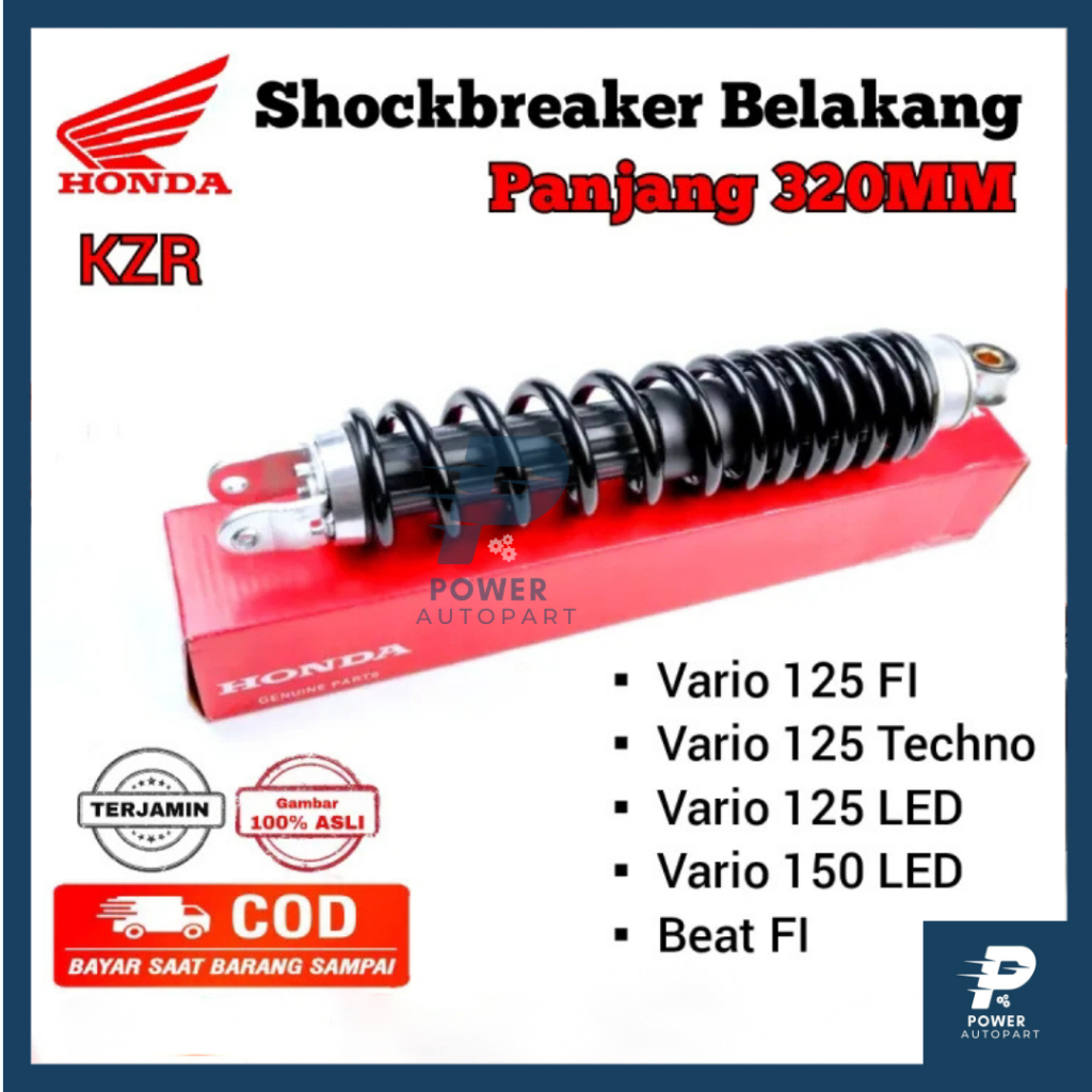 Shockbreaker Belakang VARIO 125 LED VARIO 150 LED ESP FI Kualitas Terbaik Original - Kzr