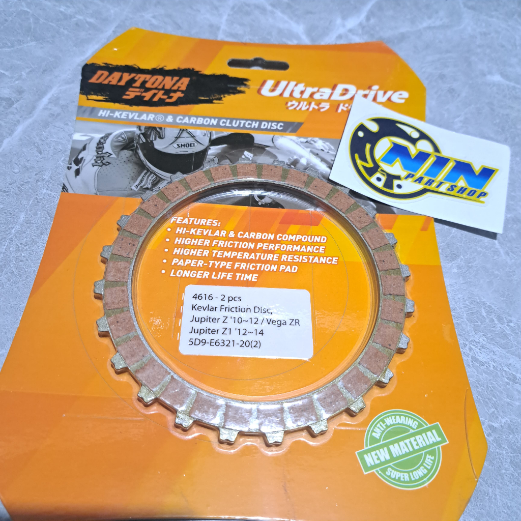 Kampas Kopling Jupiter Z Jupiter Z1 Vega ZR Daytona Original 2pcs