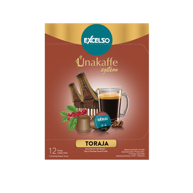 

Unakaffe Toraja 12x6gr (kopi kapsul)