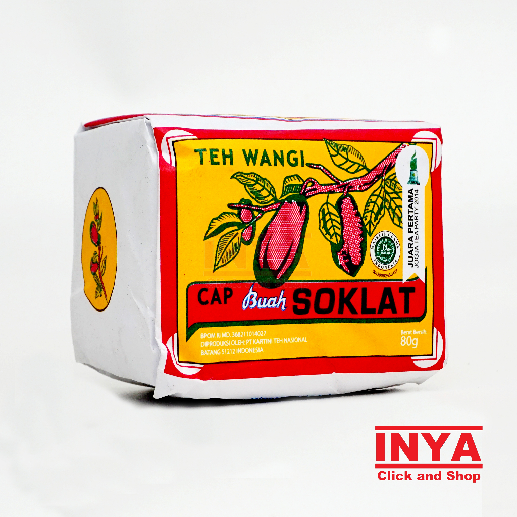 

Teh Wangi Cap Buah Soklat Kartini Teh Nasional 80gr - Daun Teh - Tea