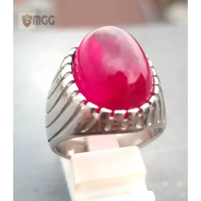 Batu Akik Merah Delima Bangkok Super Jumbo Garansi Harga Termurah HQ Super Mewah