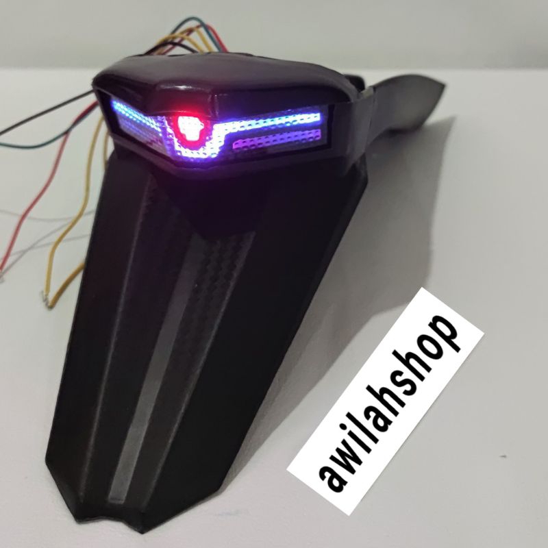 Undertrail KLX 150 BF LED Stoplamp KLX 150 laser stop lamp klx 3in1 led