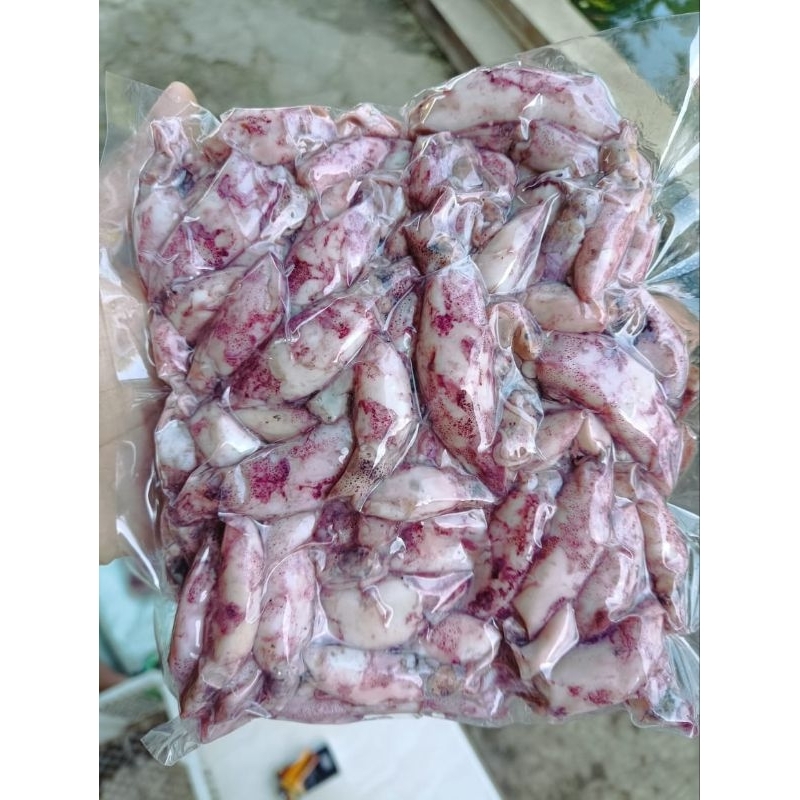 

cumi telur sotong 1kg (TERMURAH) bonus ¼ ikan asin