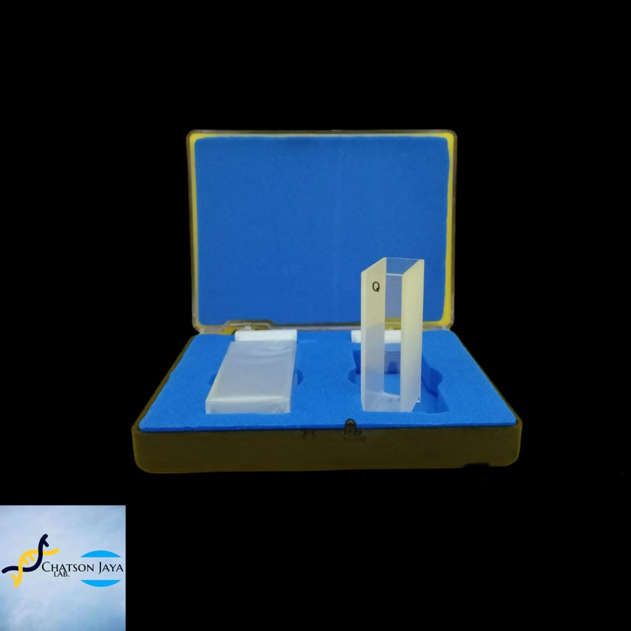Cuvette Kuvet UV Quartz kuarsa with Lid 20 mm / Cuvette (1pcs)
