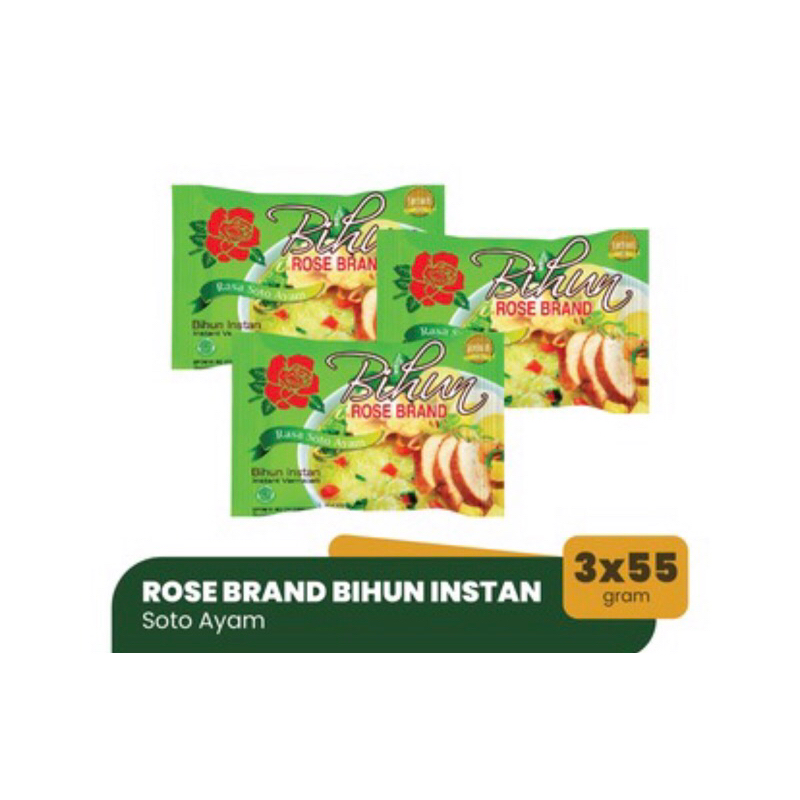 

Rose Brand Bihun Instan Rasa Soto Ayam 55gr (3pcs)