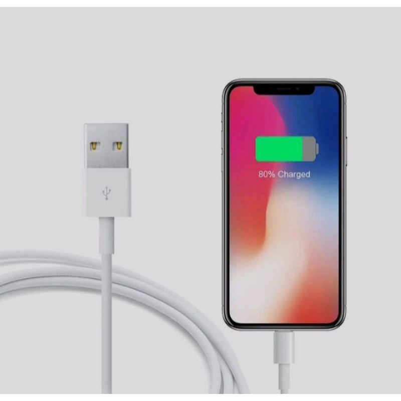 Kabel Charger iphone USB to Lightning Ori copotan iphone 7+ ibox