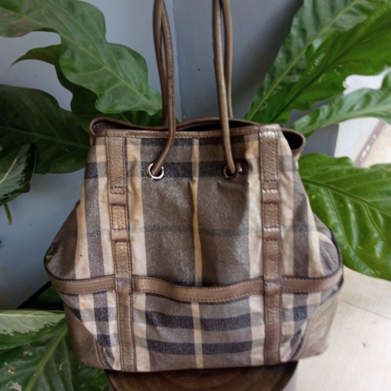 Tas Hobo Burberry second