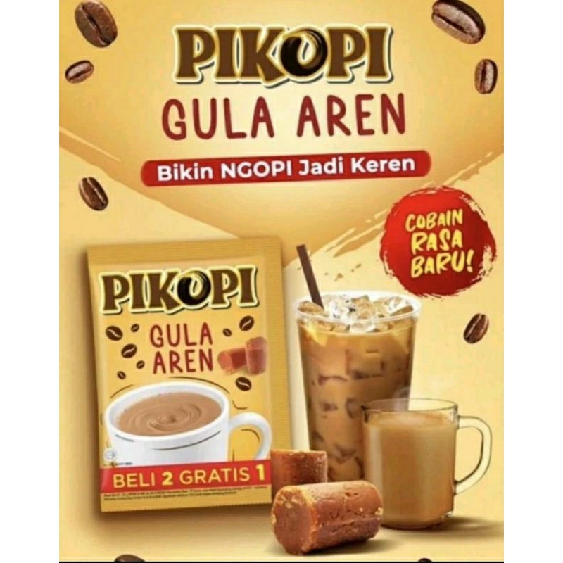 

PIKOPI Gula Aren 1 Renteng isi 15 sachet