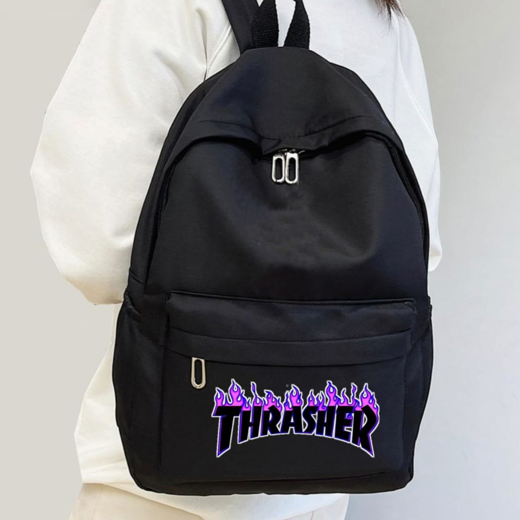 terbaru tas ransel distro original / tas backpack unisex keren style 2023 / tas motif thrasher