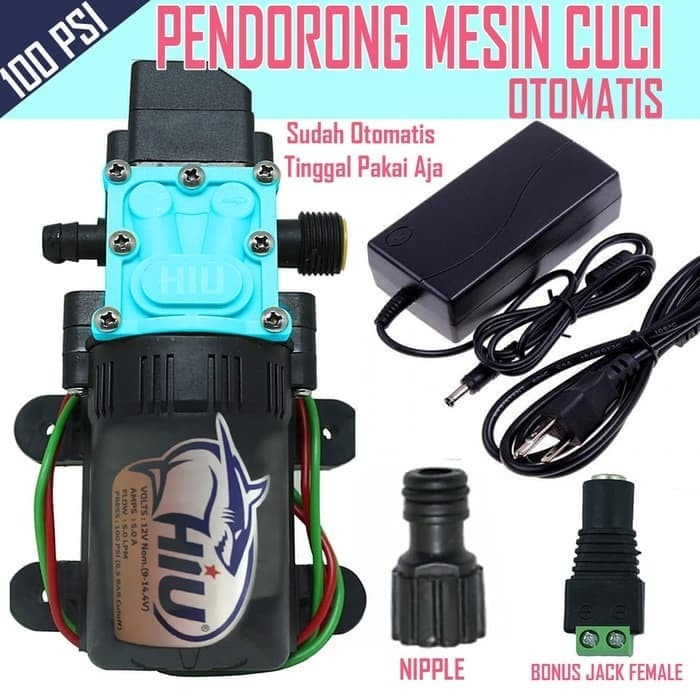 Paket Pompa booster Pendorong Air Mesin cuci otomatis