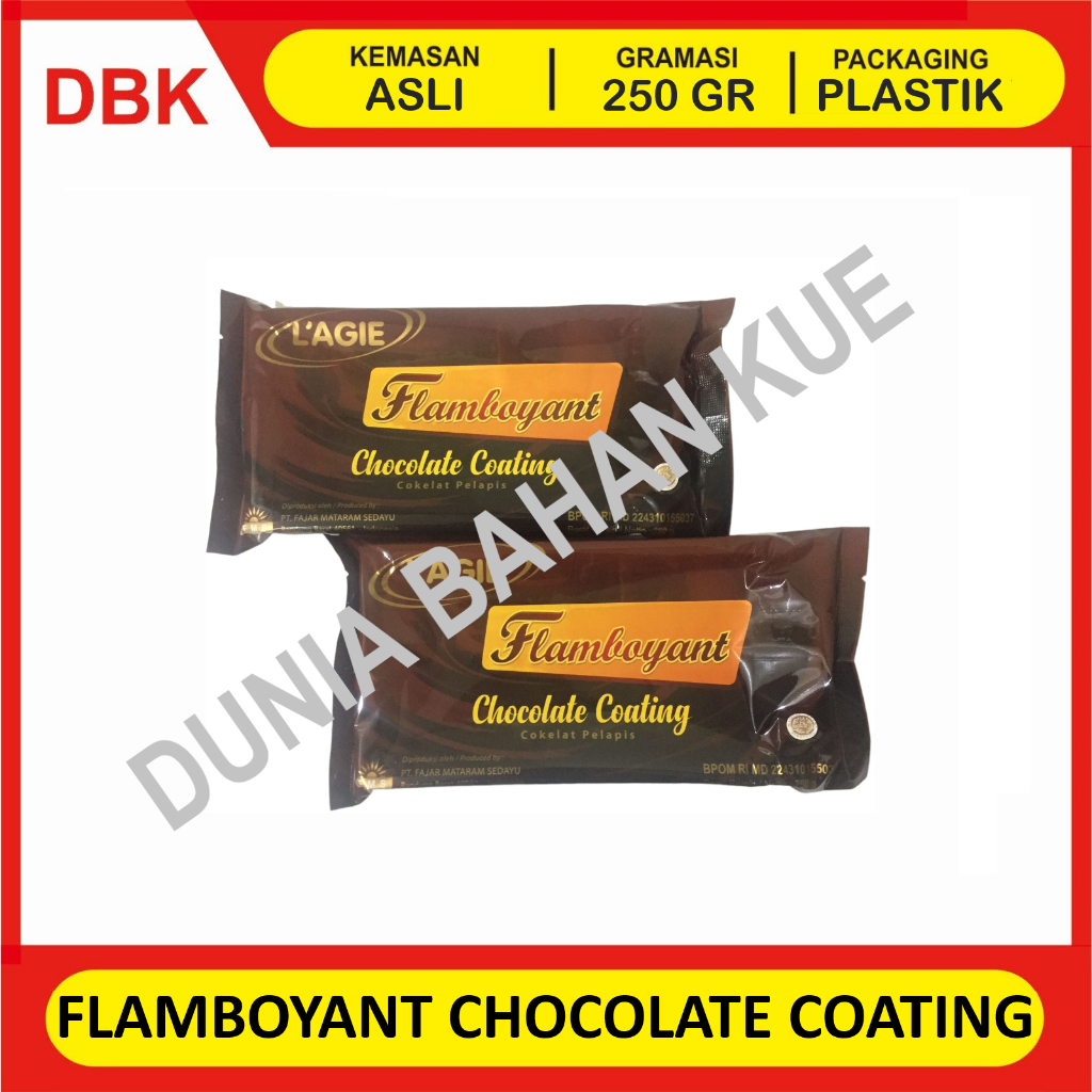 

LAGIE FLAMBOYANT CHOCOLATE COATING 250 GR / COKELAT PELAPIS