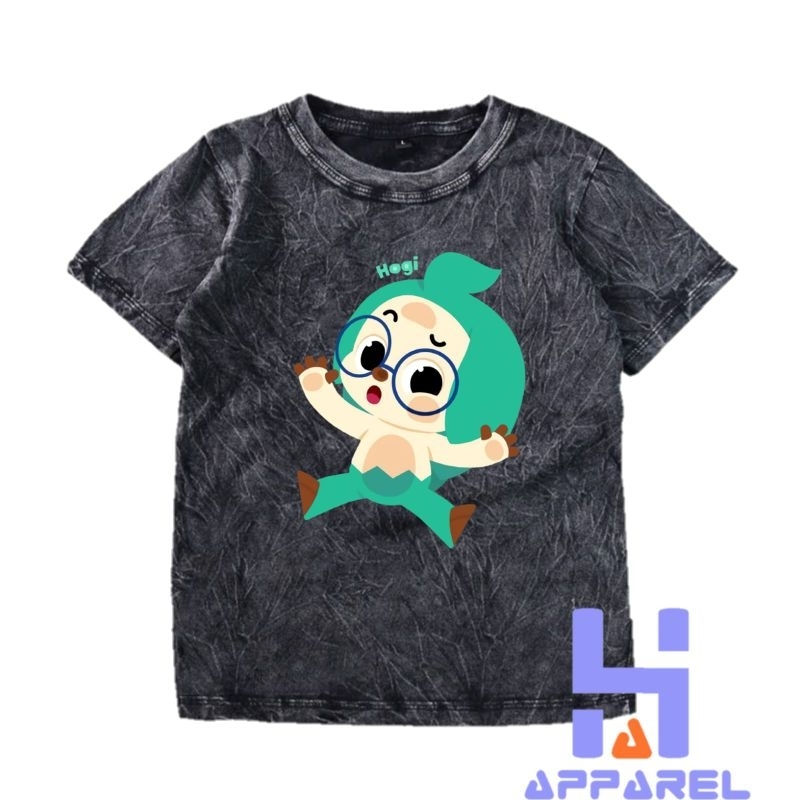 BAJU ANAK KAOS ANAK WASHED HOGI PINKFONG