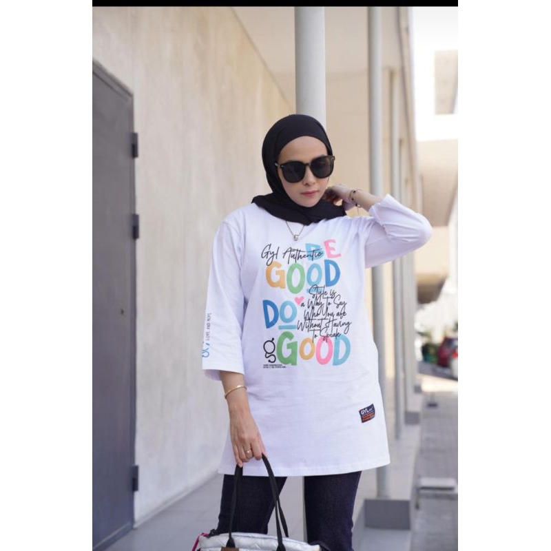 kaos oversize gyl original blouse wanita kekinian korean style