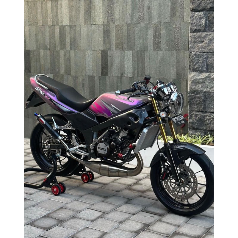 knalpot perut only rs1 stainless ninja r dan ninja rr