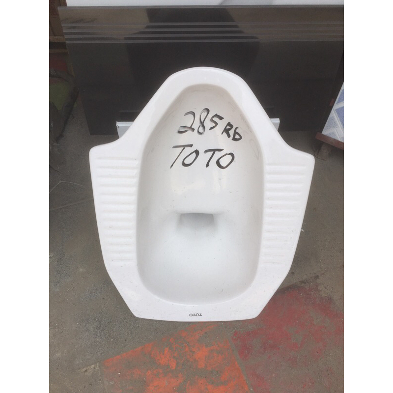 BARU kloset jongkok TOTO closet squat putih white tebal premium