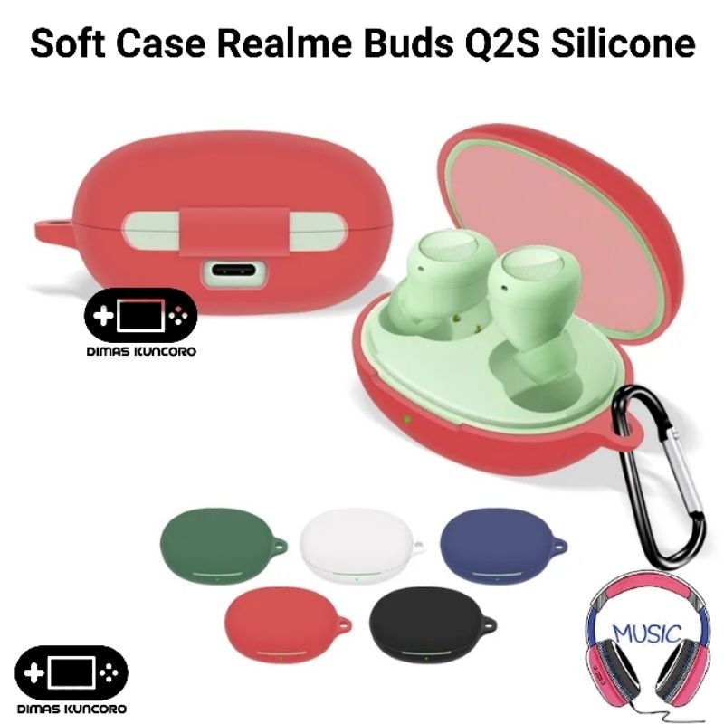 Soft Case Realme Buds Q2S silicone silikon cover tws casing shell