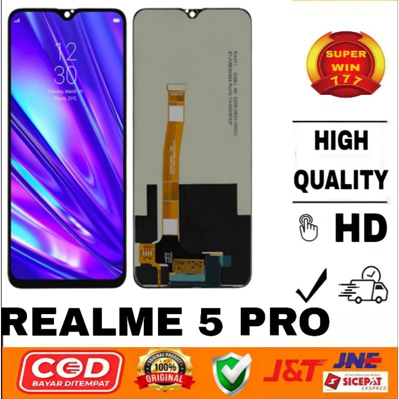 LCD TOUCHSCREEN REALME 5 PRO ORI FULL SET