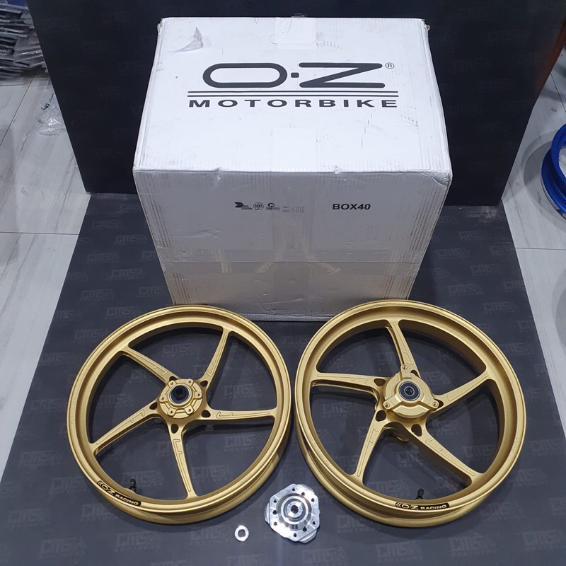 Velg Velek Oz Racing Piega R Forged Rim Kawasaki Ninja 150 R RR Gold
