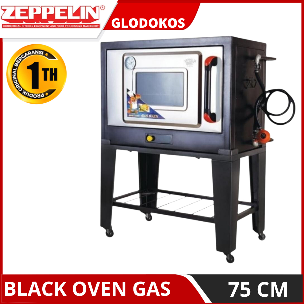 Black Oven Gas 1 Deck Zeppelin 75cm Oven Gas 1 Deck Garansi Resmi