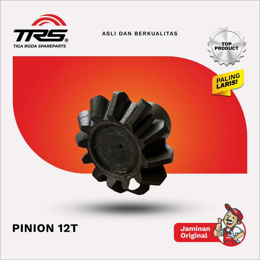 [GROSIR 25PCS] GIGI PINION 12T VIAR KARYA 300CC PINION GEAR 12T