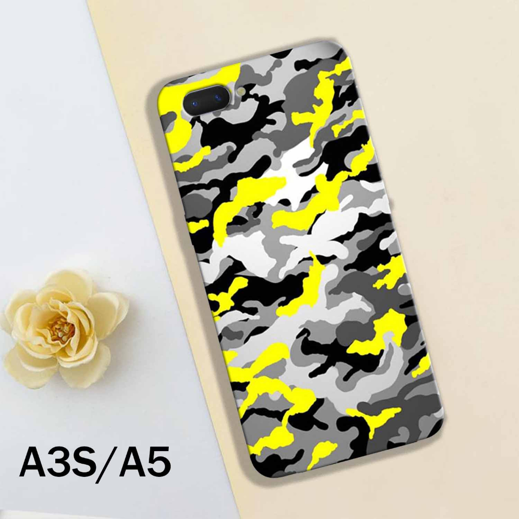 Case Hp - OPPO A3S-A5 - Casing Hp - OPPO A3S-A5 - External_acc - Case Motif Army - Fashion Case Este