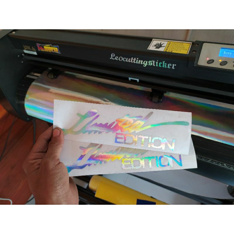 

Stiker viral Limited Edition Hologram