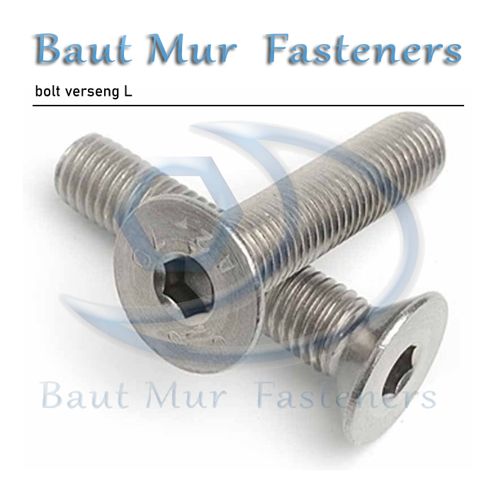 BAUT VERSENG L STAINLESS SS304 M8 X 25 M