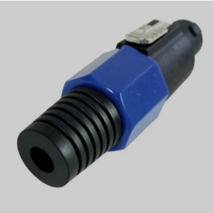Jack spikon male biru -jack spikon speaker soket