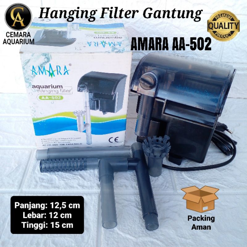 hanging filter gantung aquarium aquascape/ Amara AA-502/ aquarium/ aquascape/ filter aquarium/ filte